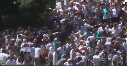 A mass burial marking the 20th anniversary of the Srebrenica massacre was interrupted on Saturday (July 11) when a crowd of mourners chased Serbia's prime minister from the cemetery, underscoring the depth of anger over Belgrade's denial of the crime as genocide. REUTERS