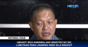 Iglesia Ni Cristo minister Jojo Nemis says he was never kidnapped as alleged by INC's detractors. (Eagle News Service)