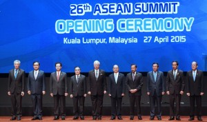 File photo of leaders attending the 26th ASEAN Summit in Kuala Lumpur, Malaysia.