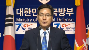 South Korean Defense Ministry Spokesman, Kim Min-Seok, says it is closely monitoring North Korea after Yonghap news agency reported the North upgraded a missile tower. (Courtesy Reuters/Photo grabbed from Reuters video)