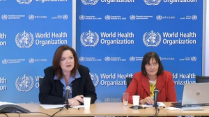 Initial results from an Ebola vaccine trial in Guinea are promising and suggest the shot could help bring an end to West Africa's epidemic, the World Health Organization says.  (Photo grabbed from Reuters video)
