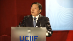 China's top Internet regulator Lu Wei tells U.S. tech executives that the U.S. and China must work together on cyber security issues, including crime and espionage, addressing one of their most pressing concerns. (Photo captured from Reuters video)