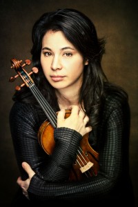 German musician Mirijam Contzen and her 1733 Carlo Bergonzi violin