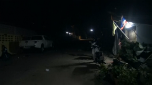 Motorcycle bomb kills two people and wounds 14 outside a temple in Thailand's southernmost province in attacks by suspected ethnic Malay separatists. (Photo captured from Reuters video)