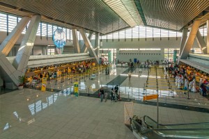 The check-in area of the Ninoy Aquino International Airport (NAIA) terminal 3.  (Photo courtesy wikipedia.org)