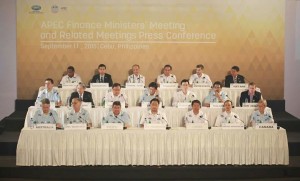 The Finance Ministers’ Meeting (FMM) concluded on Sept. 11, 2015 with the launch of the Cebu Action Plan. During the joint press conference, Finance Secretary Cesar Purisima described the Plan as a voluntary roadmap toward a more prosperous, transparent, resilient, and connected Asia-Pacific region. (Photo courtesy APEC website)