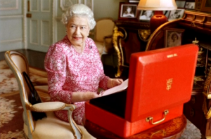 Her Majesty Queen Ellizabeth II. Buckingham Palace releases official photograph of Queen Elizabeth II to commemorate her becoming Britain's longest reigning monarch.