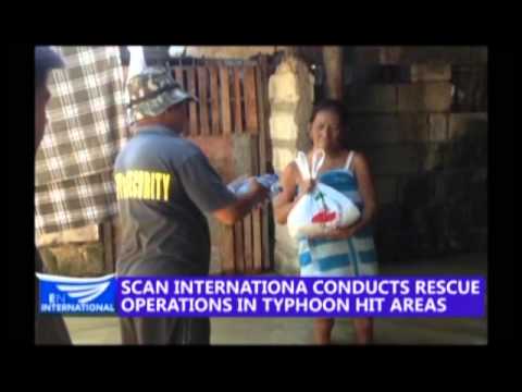 Scan Rescue Mission SCAN International conducts rescue operations in typhoon hit areas ...