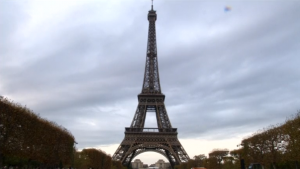 The most visited monument in Paris, the Eiffel Tower, plays a crucial role in both monitoring Paris' air quality and the impact of anti-pollution policies in the capital. (Photo captured from Reuters video)