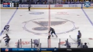 Semyon Varlamov and the Colorado Avalanche earn 3-1 road win over the St. Louis Blues.(Photo captured from Reuters video)