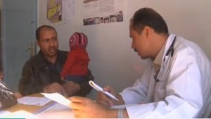 Dozens of hospitals and clinics across Yemen have been damaged or destroyed in a nine-month civil war. (Photo captured by Reuters video)