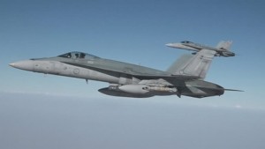 Two F/A-18 Hornet fighter jets of the Royal Australian Air Force conducting air patrols over Australian airspace. Australia has turned down the request of the United States for greater commitment on the anti-ISIS campaign.