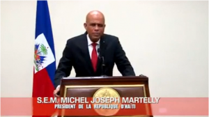 President Michel Joseph Martelly of Haiti