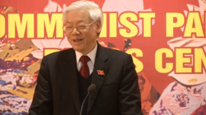 The 12th National Congress of the Vietnam's ruling Communist Party concludes in Hanoi after re-electing Nguyen Phu Trong as the party's General Secretary. (Courtesy Reuters/Photo grabbed from Reuters video)