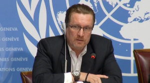 World Health Organization (WHO) spokesperson Christian Lindmeier told a newsbriefing in Geneva that the mosquito-borne Zika virus could be linked to 4,000 suspected cases of microcephaly in Brazil including 49 deaths.  (Photo grabbed from Reuters video)