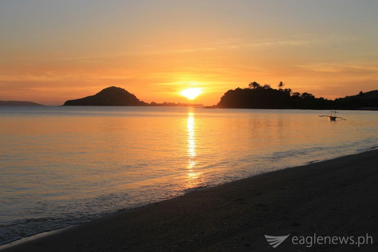 Sunset in Calaguas Island, Camarines Norte