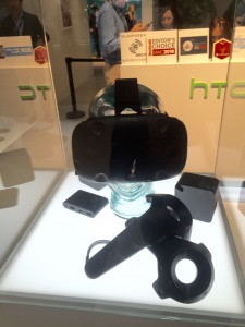 HTC's Virtual Reality headset. (Eagle News Service)