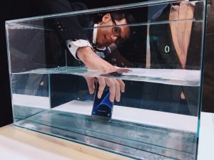 Not only is it stylish, Samsung's latest Galaxy S7 is also waterproof and has a longer battery life. (Eagle News Service)