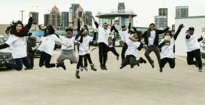 INC brethren in Eastern Canada show their excitement during the Worldwide Pasugo drive 