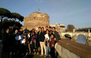 Pasugo drive in Rome, Italy