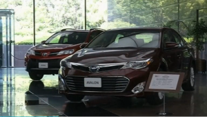 Toyota cars showroom (Photo courtesy: Reuters/Photo grabbed from Reuters video)
