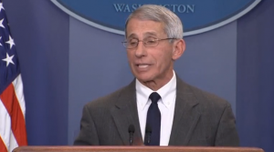 Dr. Anthony Fauci, director of the National Institute of Allergy and Infectious Diseases, gives a briefing to reporters at the White House on the Zika virus.   U.S. health officials said on Monday (February 8) that a widespread vaccine to combat the Zika virus will likely not be available for years.  (Courtesy Reuters/  Photo grabbed from Reuters video)