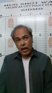 Bogus lawyer Joaquin Misa who was arrested by the Caloocan City police on Wednesday, Feb. 17. (Eagle News Service)