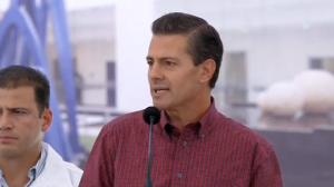 Mexican President Enrique Pena Nieto calls for the public to get informed on Zika after confirmed cases of the virus top 30 in the country. (Courtesy Reuters/Photo grabbed from Reuters video)