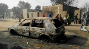 At least 65 people have been killed during an attack by Islamist militant group Boko Haram near Nigeria's Maiduguri. (Photo grabbed from Reuters video/Courtesy Reuters)