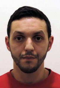 (FILES) This undated file photo taken on November 24, 2015 by Belgian federal police shows Paris attacks suspect Mohamed Abrini, 30.   Mohamed Abrini, one of the Paris attacks suspects, who was arrested on April 8, has been charged with "terrorist murders", prosecutors announced on April 9, 2016.  / AFP PHOTO / BELGIAN FEDERAL POLICE / STR