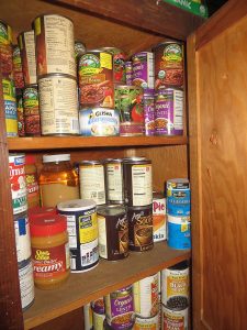 Non-perishable food in cabinet (Photo courtesy of https://en.wikipedia.org/wiki/Emergency_management)