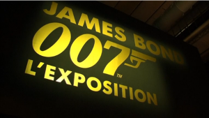 James Bond 007: The Exhibition' brings fifty years of Bond style to Paris with an array of original costumes, props and film clips on display.(photo grabbed from Reuters video)