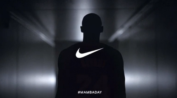 Nike launches "The Conductor" commercial to honor Basketball Player Kobe Bryant ahead of his last game with the LA Lakers.(photo grabbed from Reuters video) 
