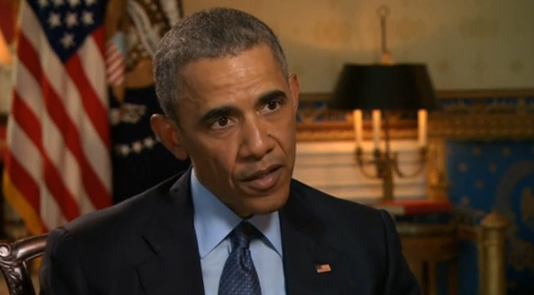 U.S. President Barack Obama tells Charlie Rose he expects, with more pledged U.S. support in Iraq, that Mosul will eventually fall by the end of year.(photo grabbed from Reuters video)