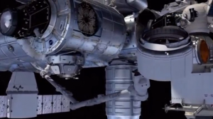 SpaceX's Dragon spacecraft is scheduled to launch on Friday, carrying a cargo ship taking an experimental inflatable habitat to the International Space Station.(photo grabbed from Reuters video)