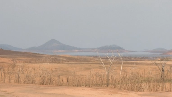 Drought has turned parts of the area behind Venezuela's Guri dam, one of the world's biggest, into a desert, but the government is optimistic of rain within weeks to drive the vast installation that provides the bulk of the OPEC nation's power.(photo grabbed from Reuters video) 