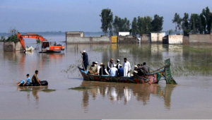 Heavy rain in Pakistan triggers flash floods that have killed at least 55 people.(photo grabbed from Reuters video)