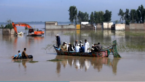 Heavy rain in Pakistan triggers flash floods that have killed at least 55 people.(photo grabbed from Reuters video) 