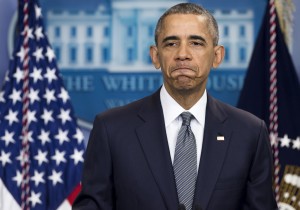 (FILES) This file photo taken on May 05, 2016 shows US President Barack Obama speaking about the economy in the Brady Press Briefing Room at the White House in Washington, DC. Barack Obama will become the first US president to visit atomic bomb-struck Hiroshima during a trip to Hiroshima later this month, the White House said May 11, 2016. "The President will make an historic visit to Hiroshima with Prime Minister (Shinzo) Abe to highlight his continued commitment to pursuing the peace and security of a world without nuclear weapons," said spokesman Josh Earnest. / AFP PHOTO / SAUL LOEB