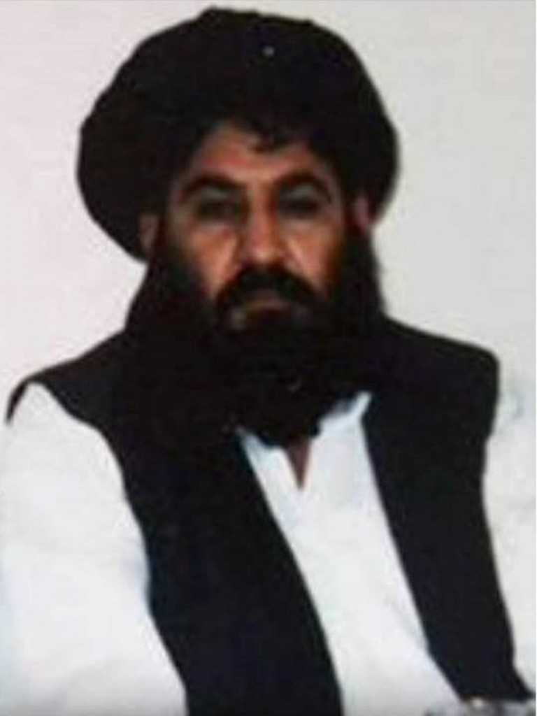 (FILES) This handout file photo released by the Afghan Taliban on December 3, 2015, which was taken on a mobile phone in mid-2014 is said to show Afghan Taliban leader Mullah Akhtar Mansour posing for a photograph at an undisclosed locationin Afghanistan.  Taliban leader Mullah Akhtar Mansour was targeted and "likely killed" on May 21, 2016 in a US drone strike in a remote area of Pakistan along the Afghan border, a US official said. / AFP PHOTO / Afghan Taliban / Handout