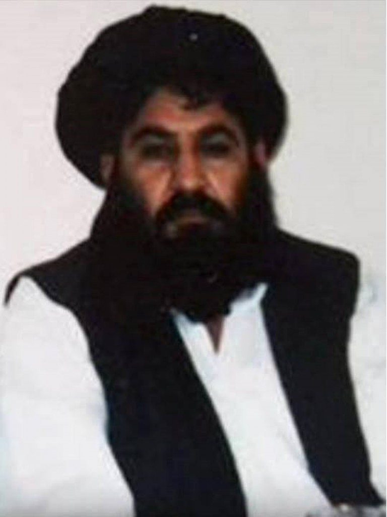 (FILES) This handout file photo released by the Afghan Taliban on December 3, 2015, which was taken on a mobile phone in mid-2014 is said to show Afghan Taliban leader Mullah Akhtar Mansour posing for a photograph at an undisclosed locationin Afghanistan. Taliban leader Mullah Akhtar Mansour was targeted and "likely killed" on May 21, 2016 in a US drone strike in a remote area of Pakistan along the Afghan border, a US official said. / AFP PHOTO / Afghan Taliban / Handout