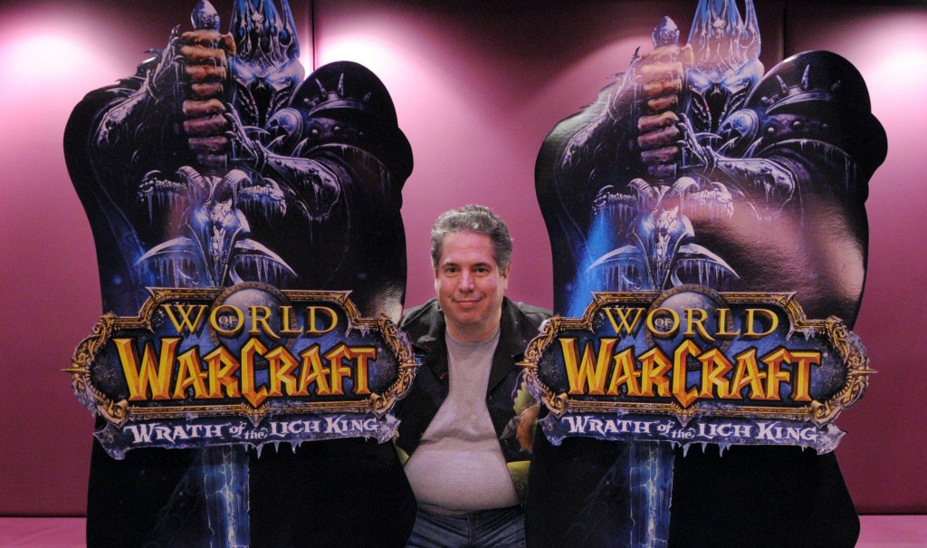 John Lagrave, senior producer of top video game maker Activision Blizzard poses on November 12, 2008 in Paris, a few hours ahead of the launch of a new extension of its record-breaking "World of Warcraft" which already has a claimed 11 million players worldwide. AFP PHOTO ERIC PIERMONT / AFP PHOTO / ERIC PIERMONT