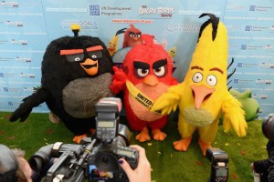 Angry Birds. Photo by Andrew Toth/AFP photo