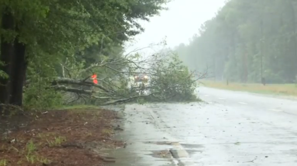 Tropical Storm Bonnie is downgraded to a tropical depression, but still causes flooding in Georgia, as searches continue in Texas and Kansas for three people swept away by floods.(photo grabbed from Reuters video) 