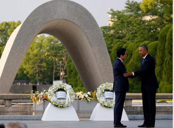 reuters abe and obama