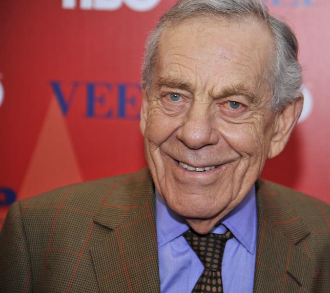 '60 Minutes' journalist Morley Safer attends the world premiere of new HBO series VEEP in New York City, April 10, 2012.  REUTERS/Stephen Chernin/Files
