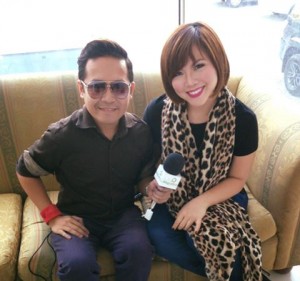 with Apple Chiu after her interview. Photo Credit: Bob Crisostomo
