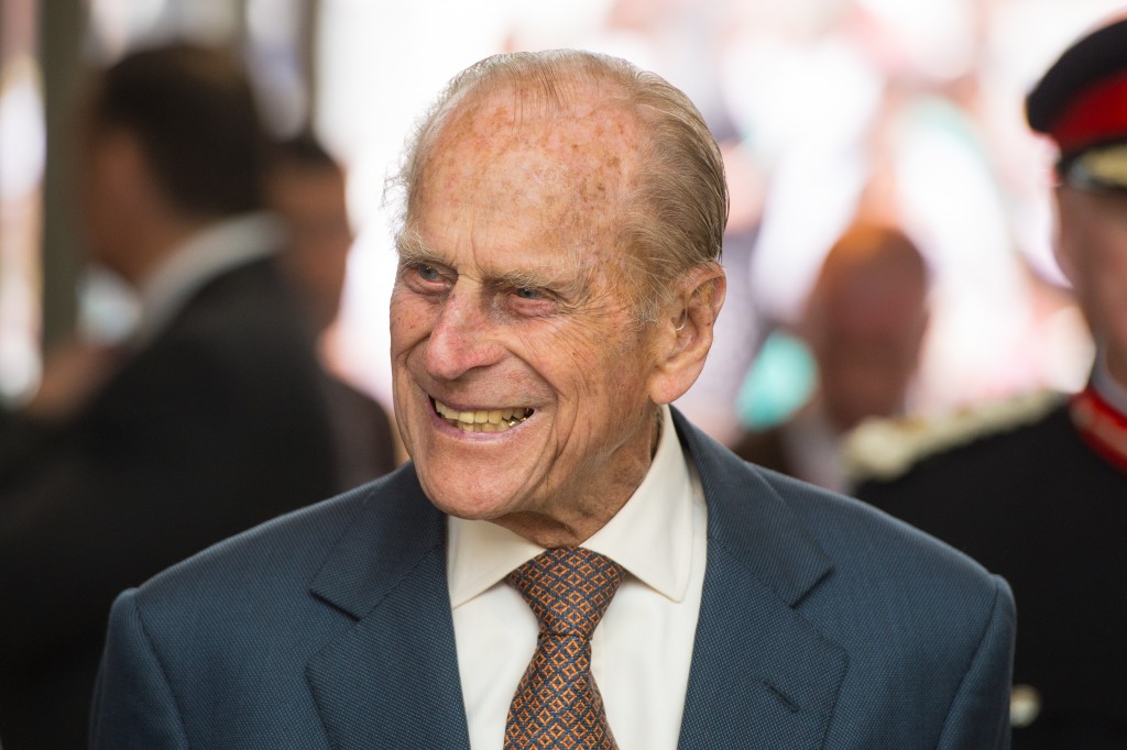 Britain's Prince Philip, Duke of Edinburgh opens the Cardiff University Brain Research Imaging Centre on June 7, 2016 in Cardiff.  / AFP PHOTO / POOL / Dominic Lipinski