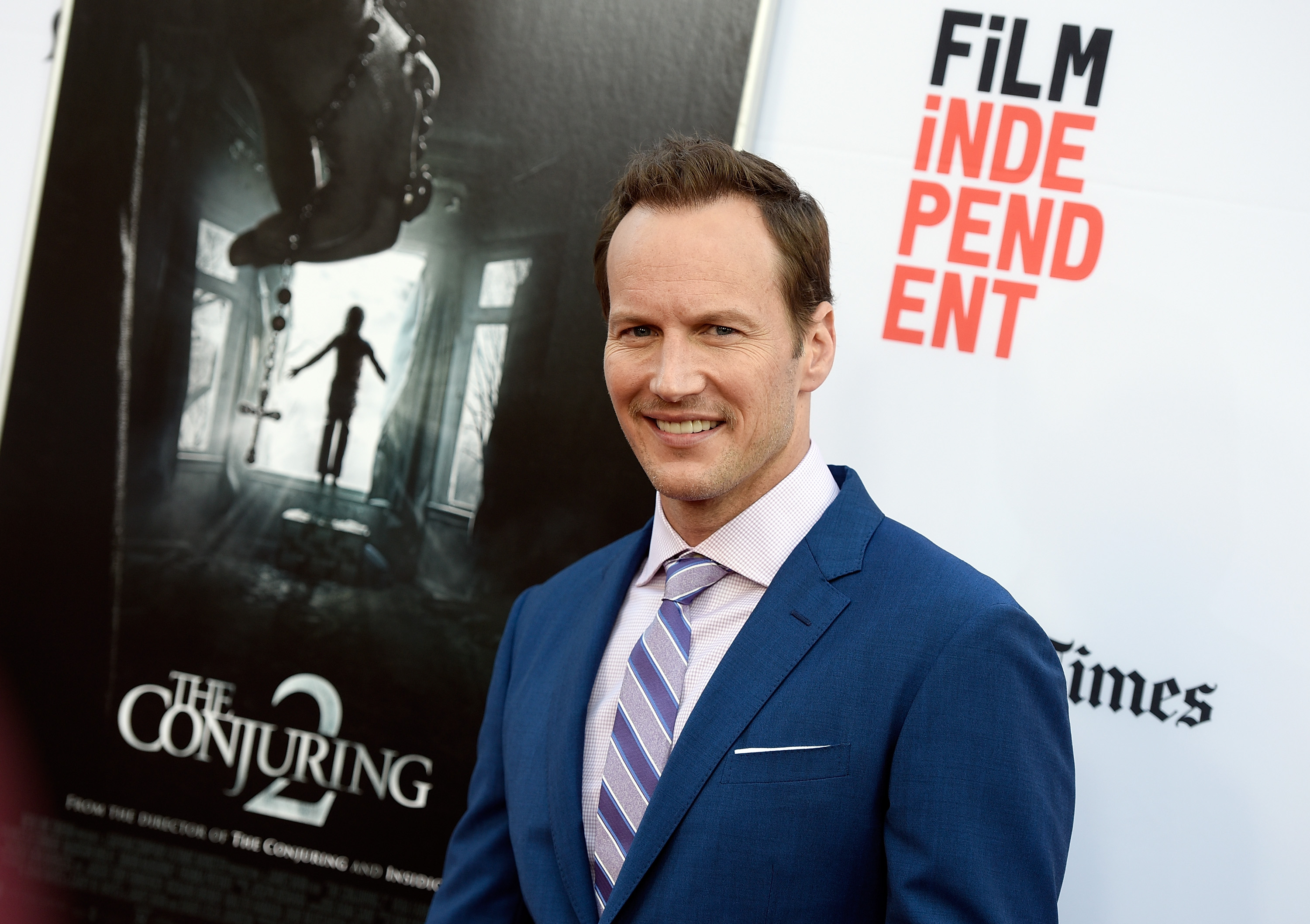 Actor Patrick Wilson attends the premiere of "The Conjuring 2" in Hollywood, California, on June 7, 2016. / AFP PHOTO / ANGELA WEISS