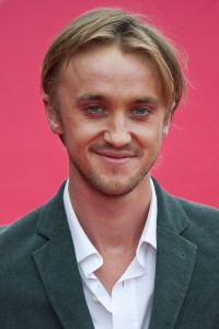 British actor Tom Felton attends the opening of "The Making of Harry Potter" in Watford north of London on March 31, 2012. "The Making of Harry Potter", which opens Saturday, is the latest spin-off from the best-selling books about the boy wizard, promising a chance to re-live his adventures with a trip through the set of the blockbuster movies. AFP PHOTO / BEN STANSALL / AFP PHOTO / BEN STANSALL